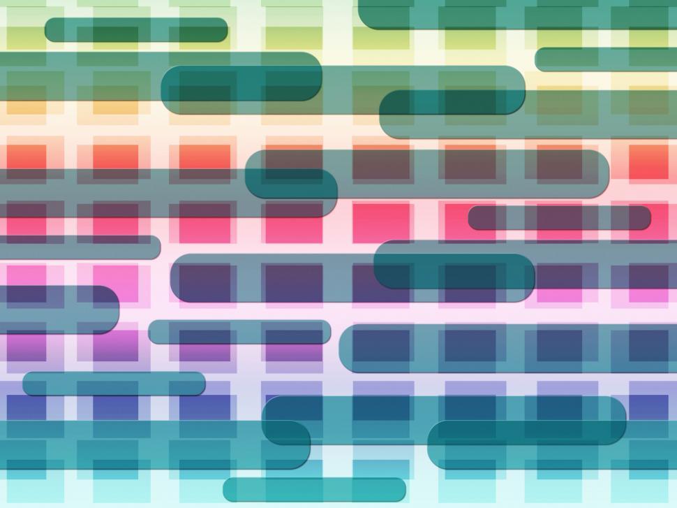 Free Image of Colorful Shapes Background Means Squares And Oblongs  