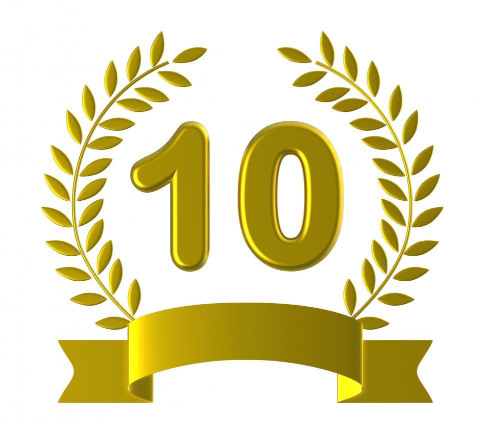 Free Image of Ten Tenth Shows Happy Birthday And Anniversaries 