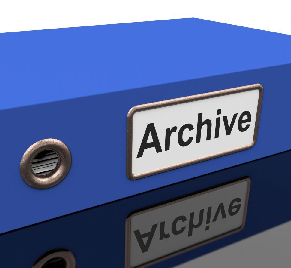 Free Image of File Archive Means Catalog Document And Documentation 