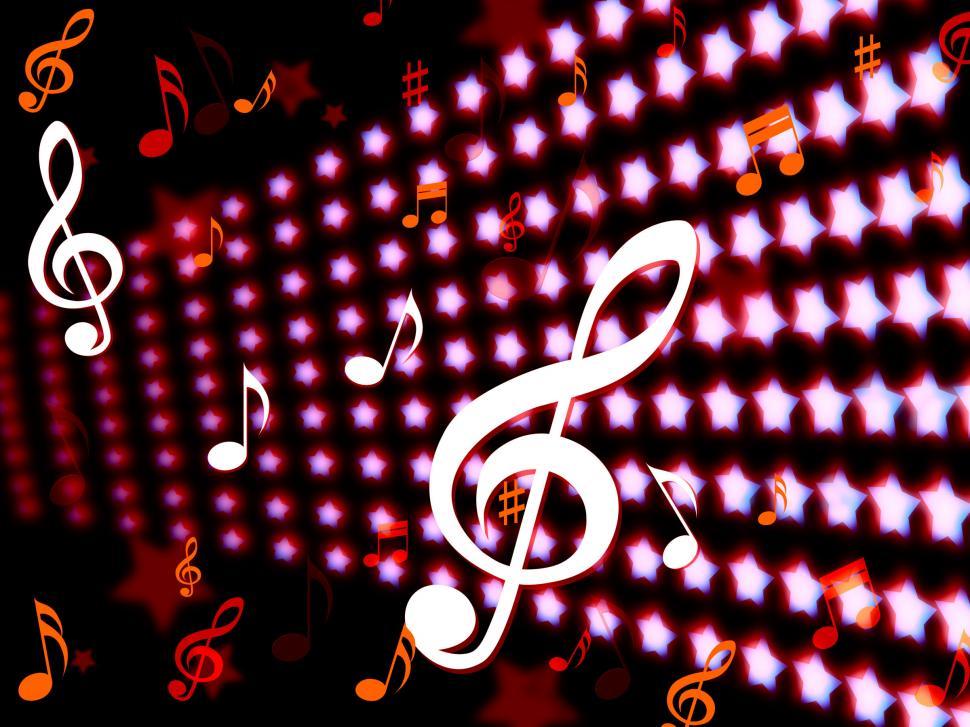 Free Image of Background Notes Indicates Music Sheet And Clef 