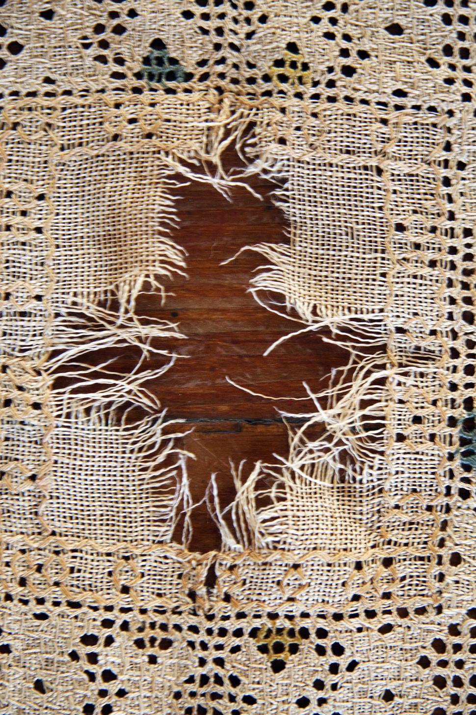 Free Image of Torn Fabric 