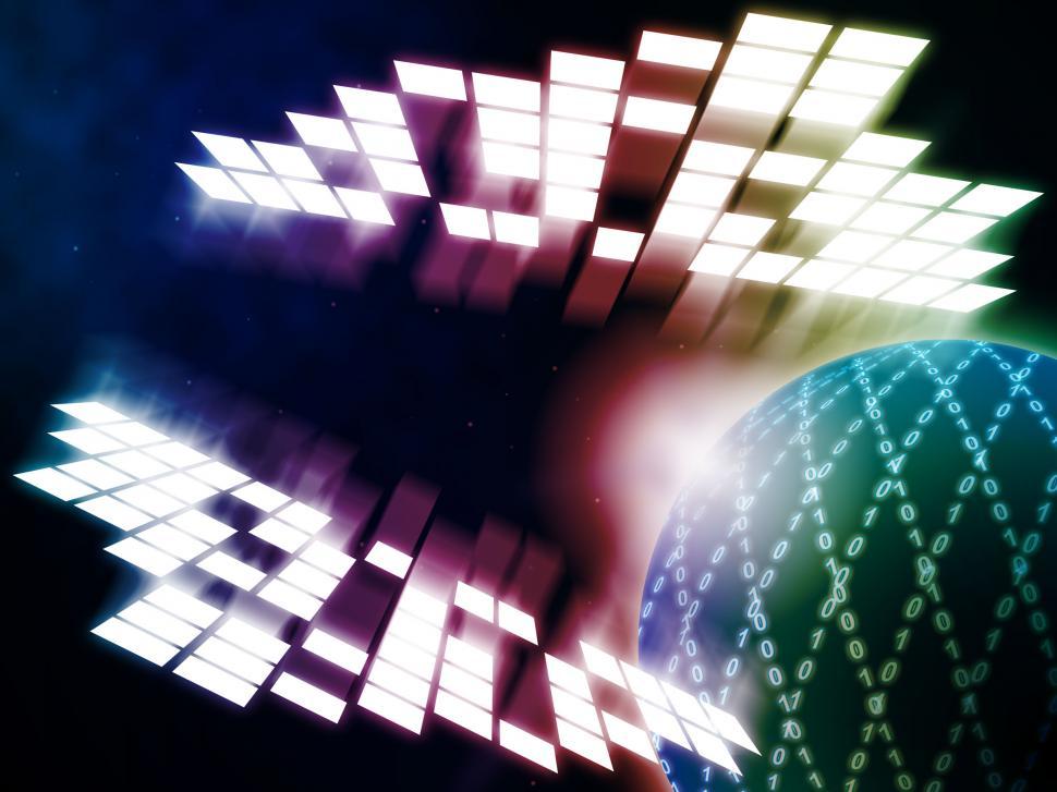 Free Image of Background Glow Means Light Burst And Design 