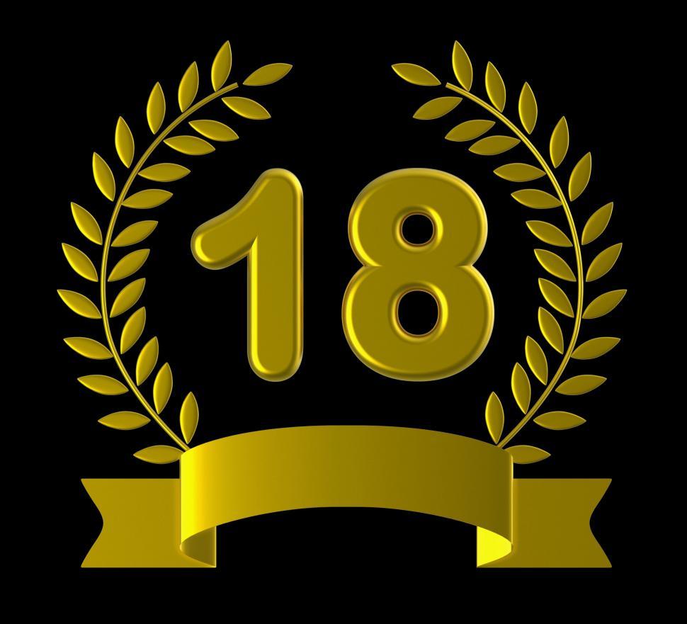 Free Image of Eighteen Anniversary Means Birthday Party And Anniversaries 