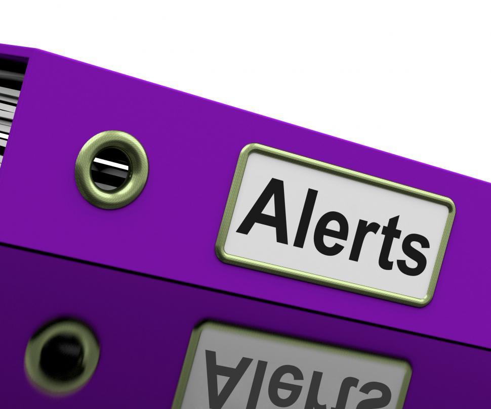 Free Image of Alerts File Represents Paperwork Folder And Organization 