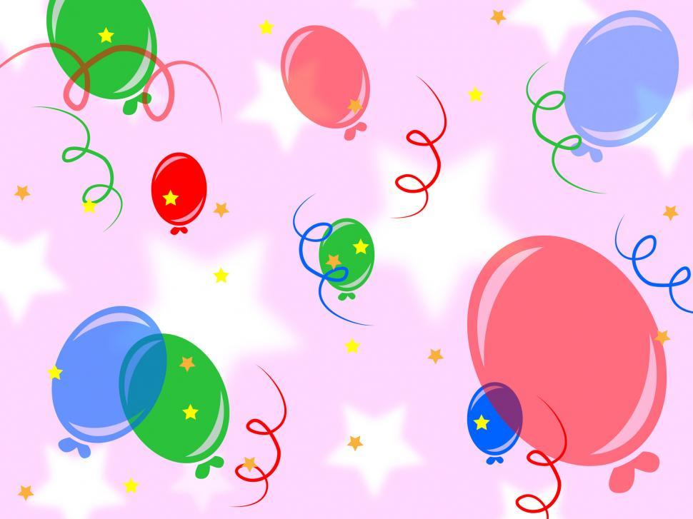 Free Image of Background Balloons Shows Fun Bunch And Celebration 