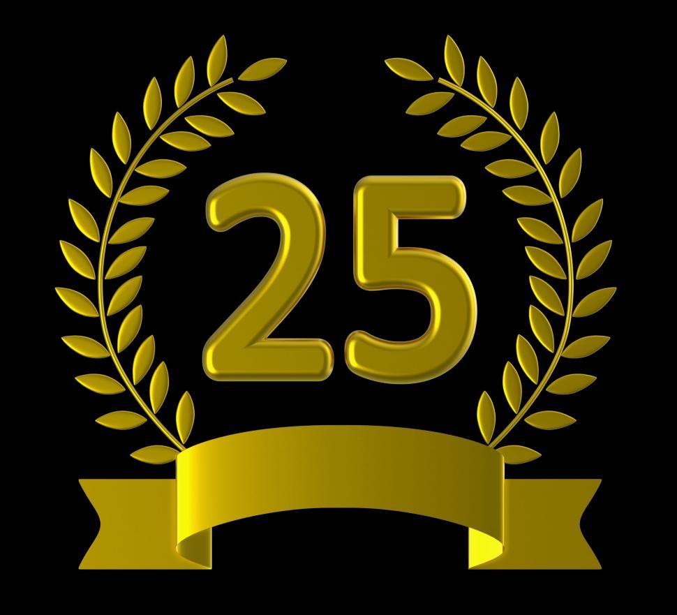 Free Image of Twenty Five Shows Happy Anniversary And Anniversaries 