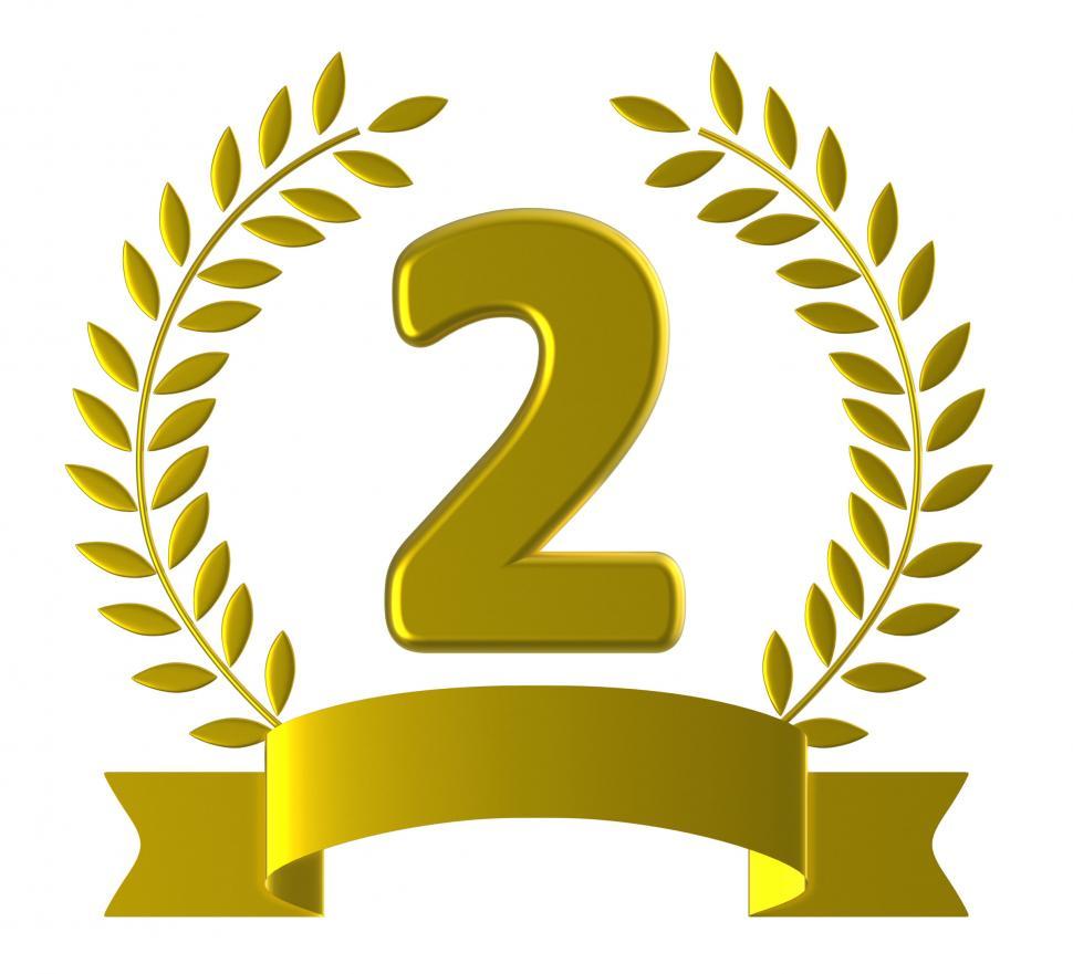 Free Image of Second Birthday Represents Happy Anniversary And 2 