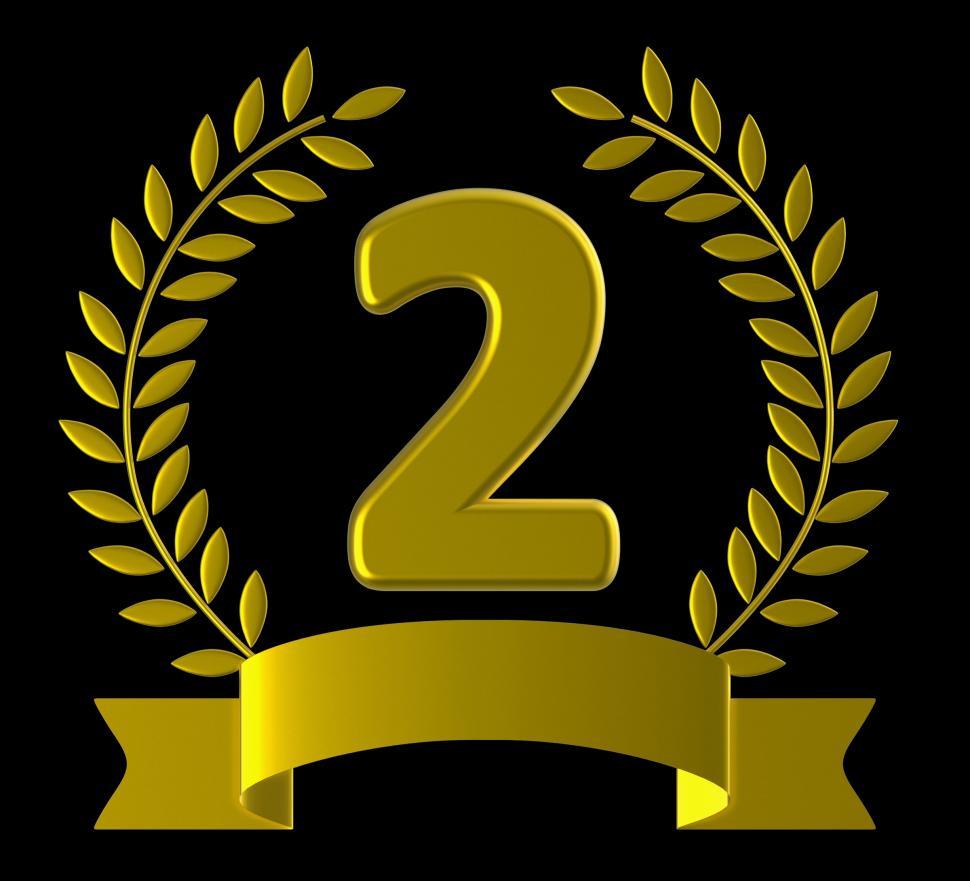 Free Image of Second Anniversary Represents Happy Birthday And 2Nd 