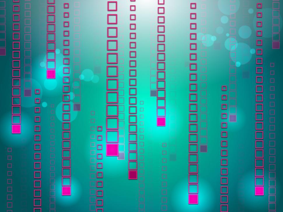 Free Image of Glow Matrix Shows Light Burst And Abstract 