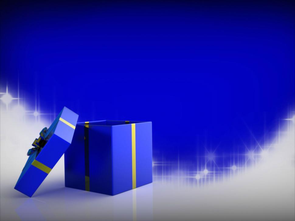 Free Image of Copyspace Celebrate Means New Year And Box 
