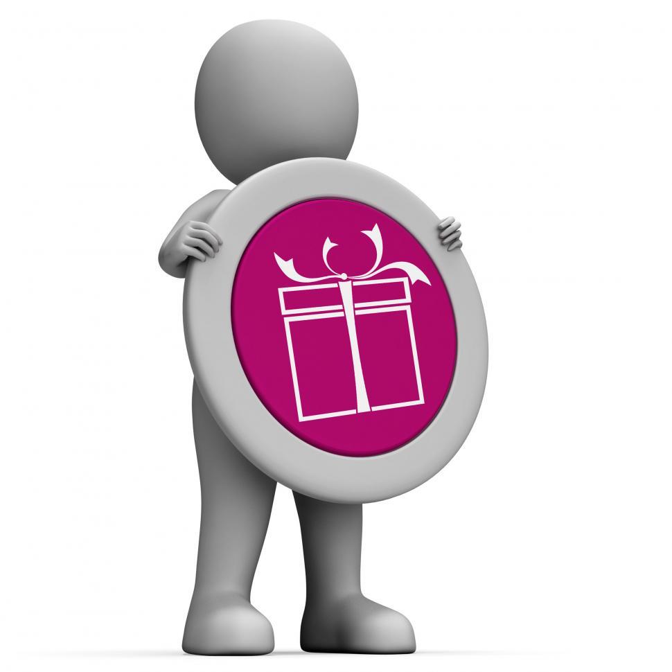 Free Image of Sign Gift Means Package Box And Gift-Box 