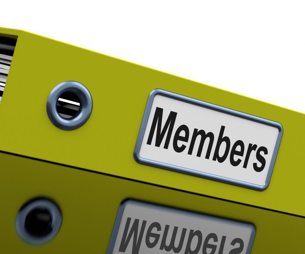 Free Image of File Members Means Join Us And Admission 