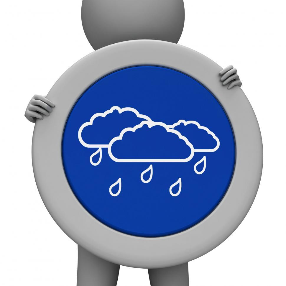 Free Image of Rain Sign Indicates Display Squally And Squall 