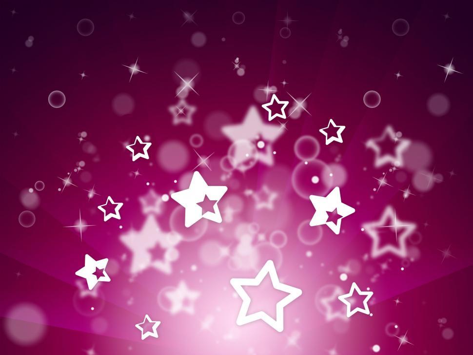 Free Image of Background Glow Shows Light Burst And Stars 
