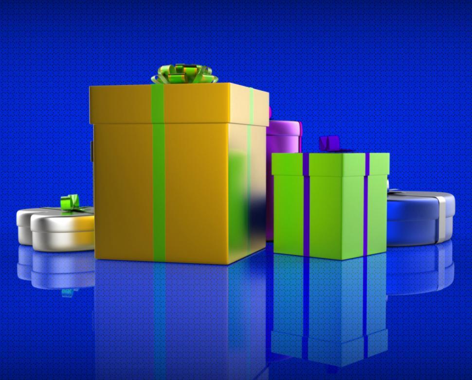 Free Image of Giftbox Giftboxes Represents Celebrations Celebrate And Party 