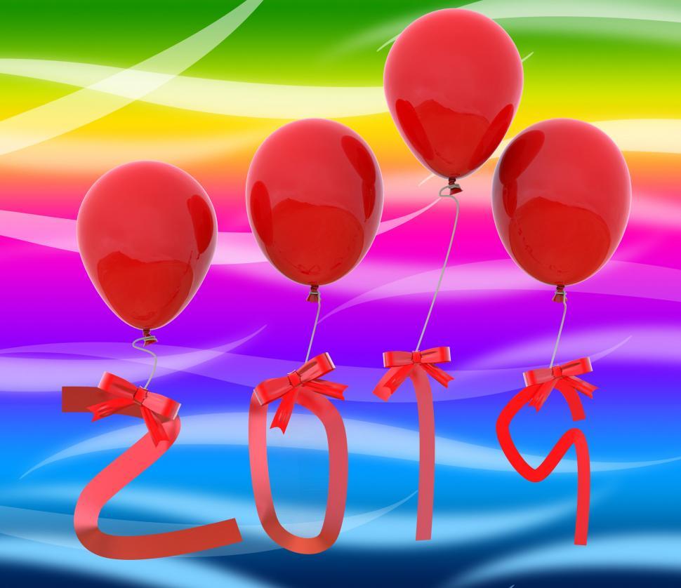 Free Image of Twenty Nineteen Means Year 2019 And Celebrating 