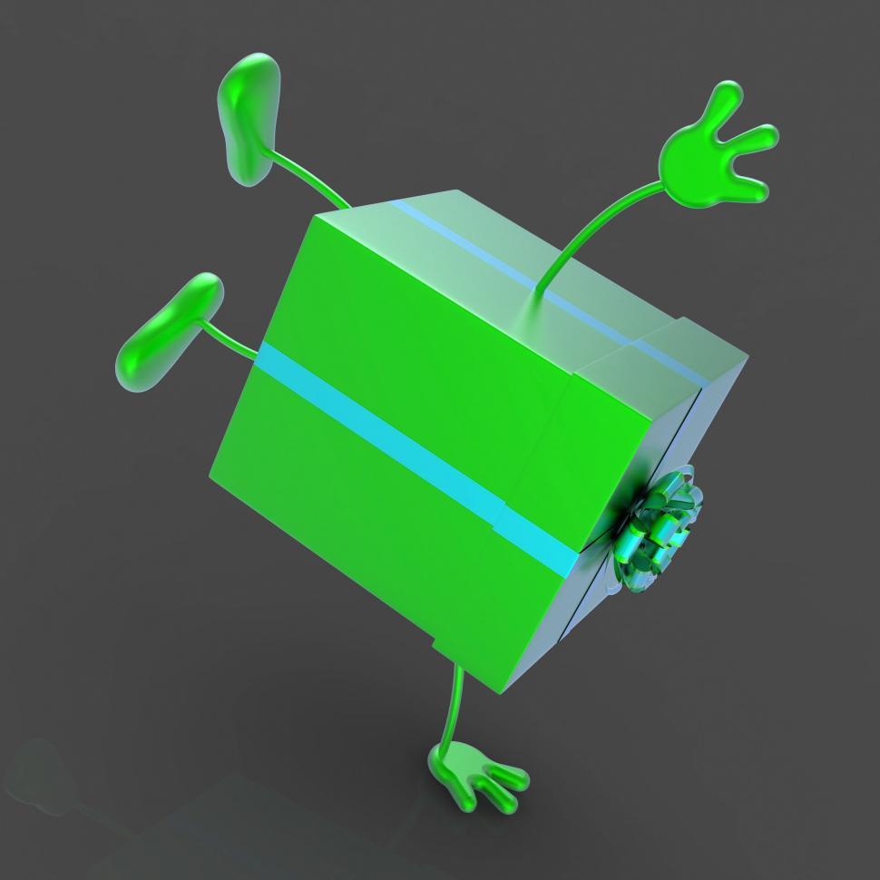 Free Image of Gift Celebrate Indicates Occasion Box And Joy 
