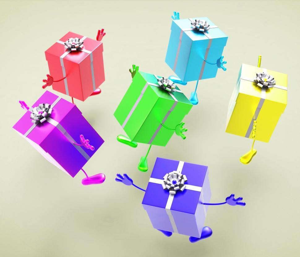 Free Image of Celebration Giftboxes Indicates Present Wrapped And Fun 