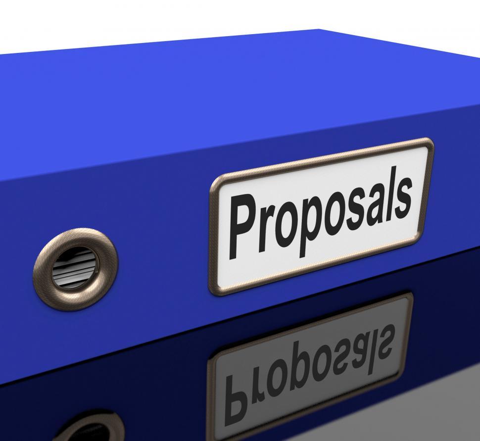Free Image of File Proposals Means Project Management And Administration 