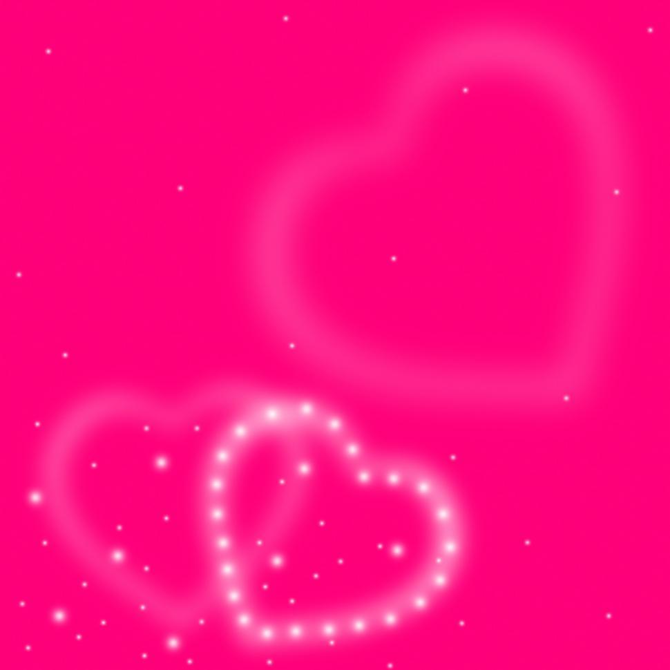 Free Image of Heart Background Shows Blank Space And Abstract 