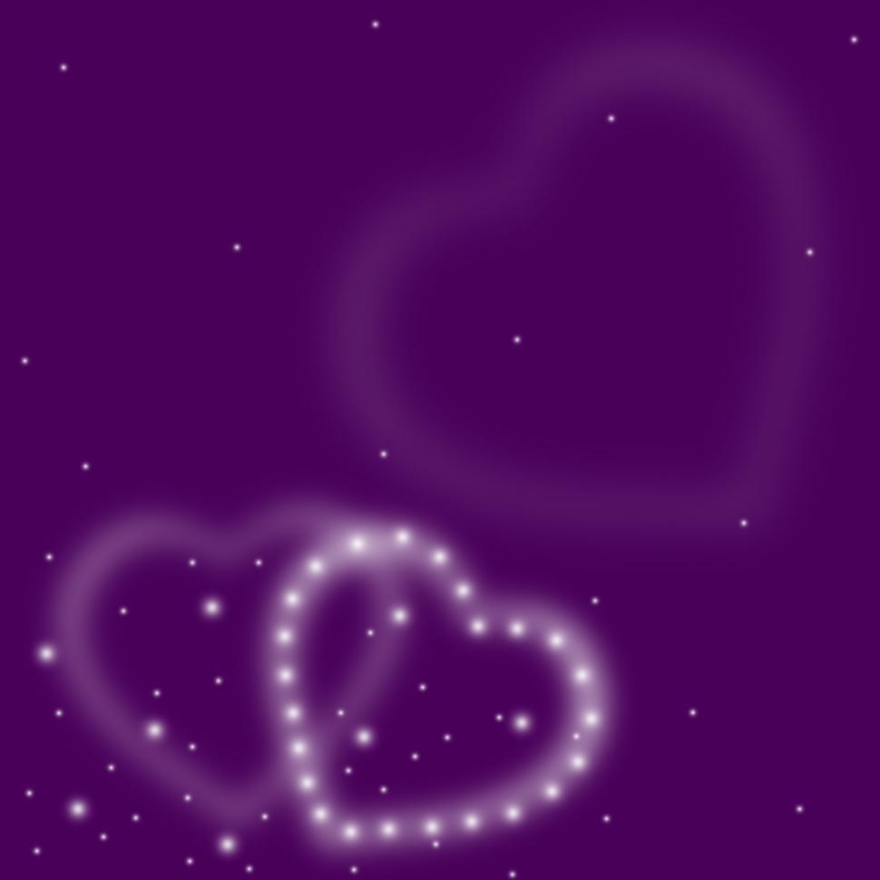 Free Image of Heart Background Means Blank Space And Affection 