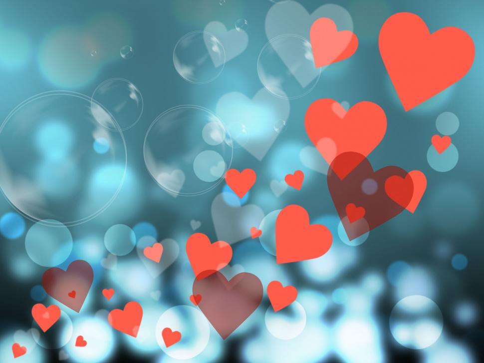 Free Image of Hearts Background Represents Valentines Day And Backdrop 