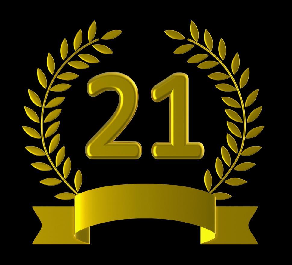 Free Image of Twenty First Represents Birthday Party And Anniversaries 