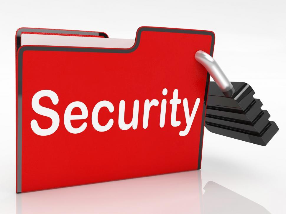 Free Image of Security File Means Paperwork Business And Document 