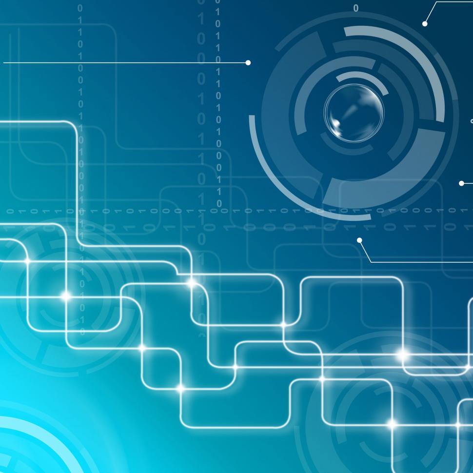 Free Image of Data Background Indicates High Tech And Abstract 
