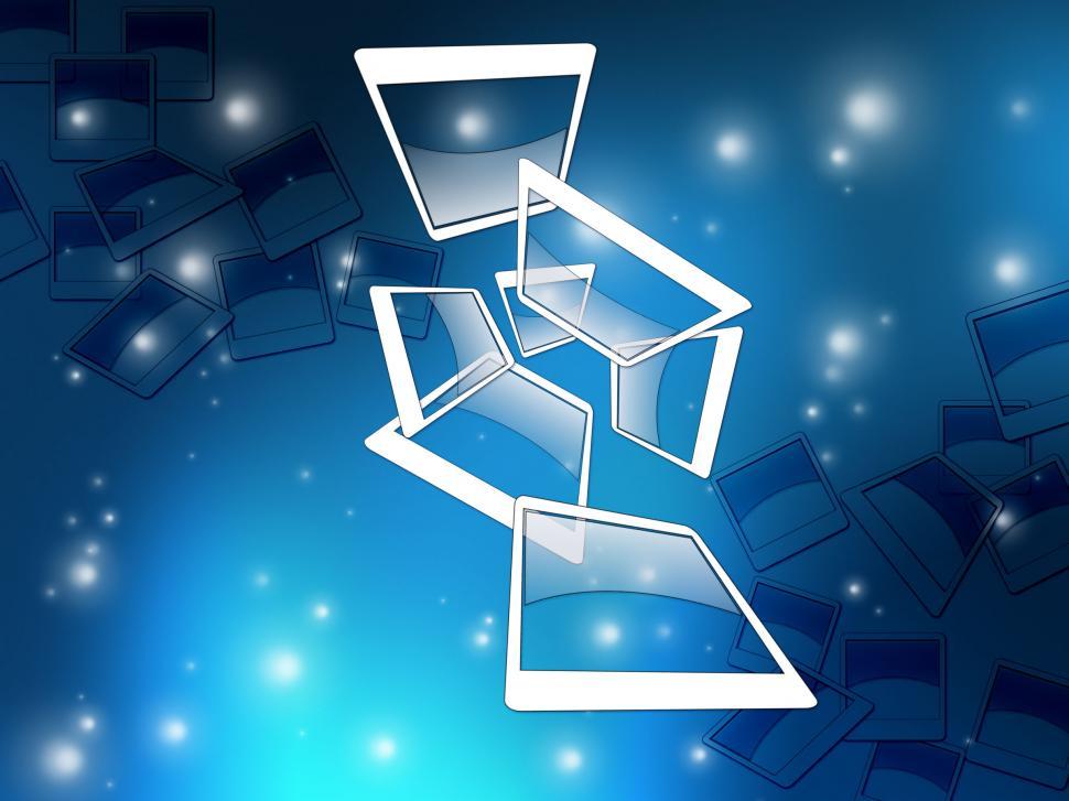 Free Image of Glow Background Means Light Burst And Square 