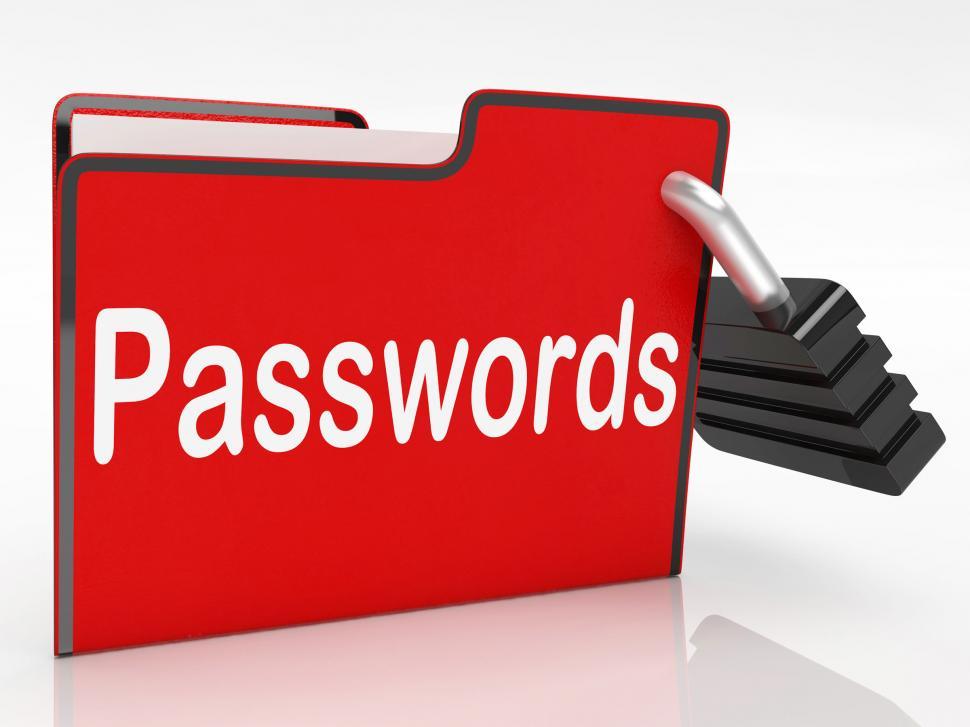 Free Image of File Passwords Means Log Ins And Access 
