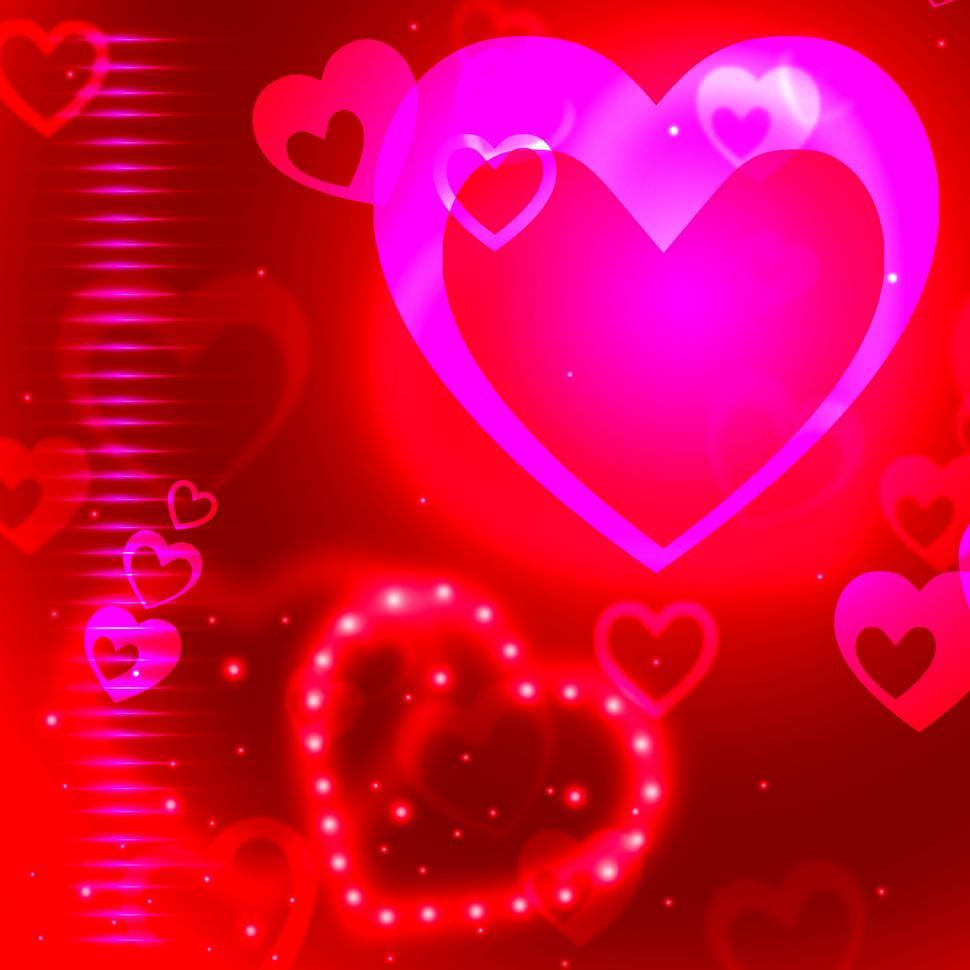 Free Image of Glow Background Indicates Valentine Day And Backgrounds 