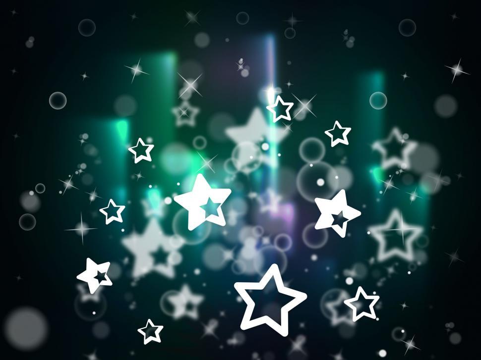 Free Image of Stars Glow Represents Light Burst And Abstract 