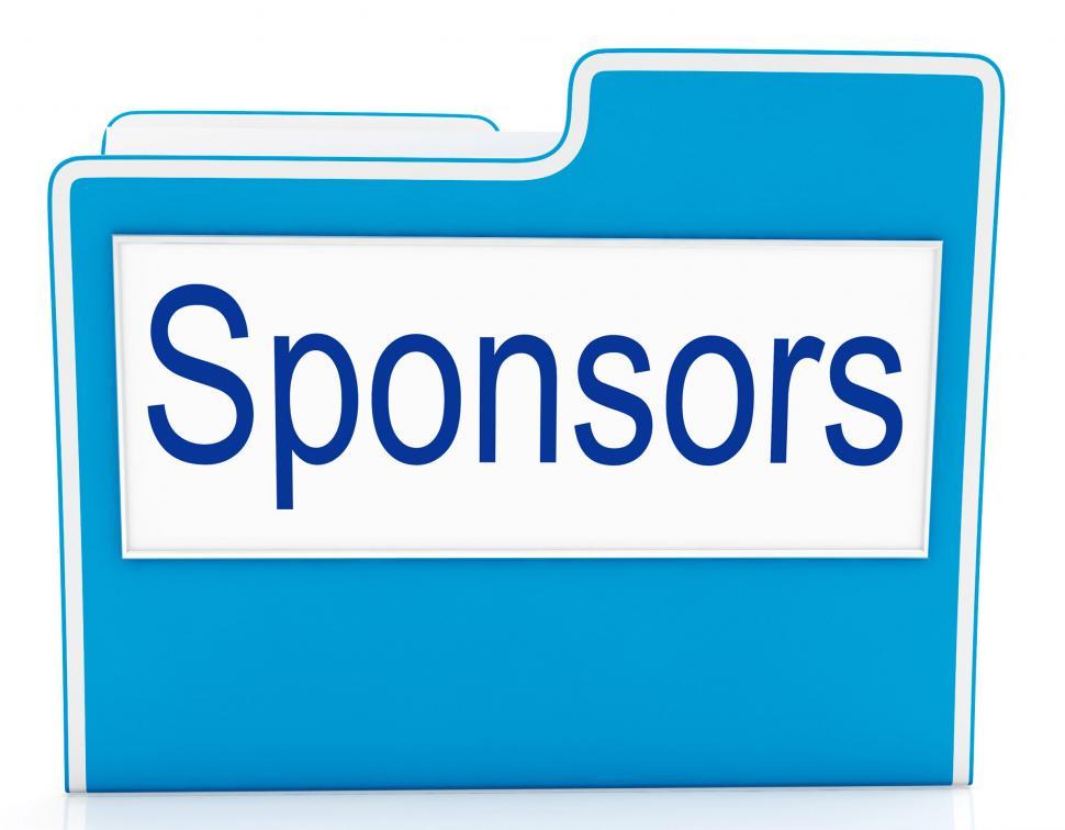 Free Image of File Sponsors Represents Promotes Supporter And Promoter 