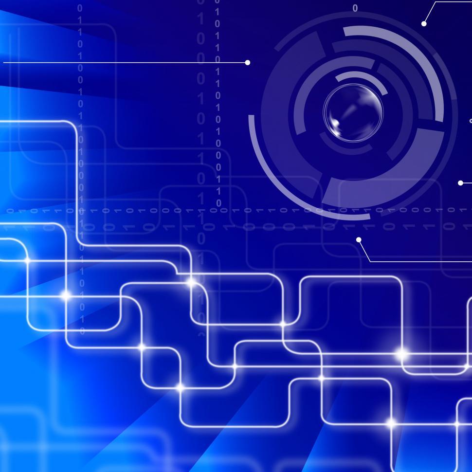 Free Image of Data Background Shows High Tech And Abstract 