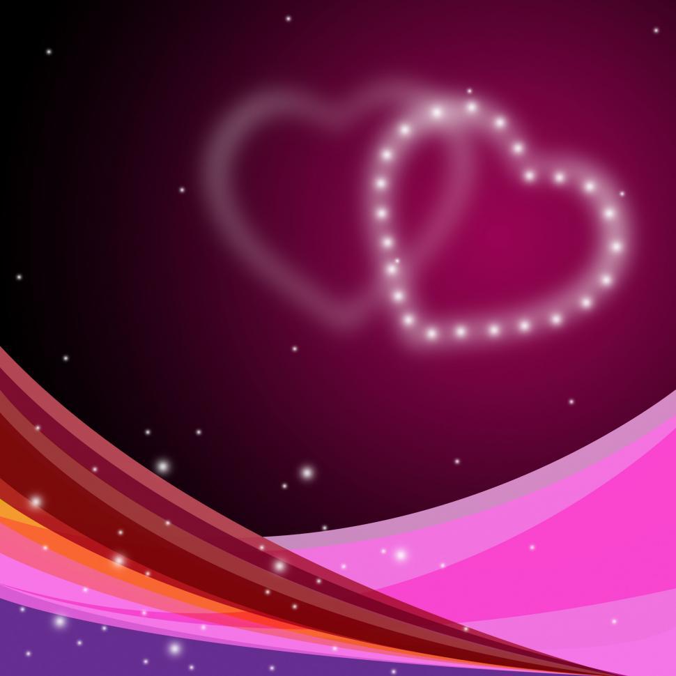 Free Image of Background Heart Shows Valentine Day And Backdrop 
