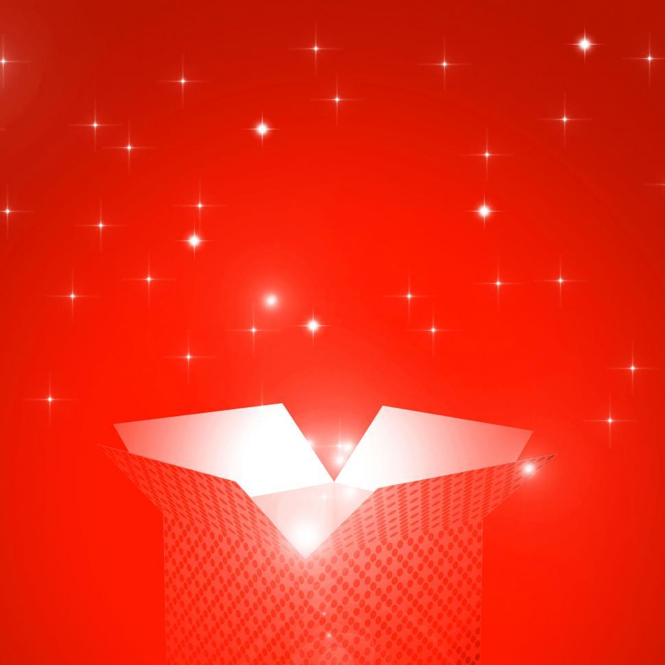 Free Image of Copyspace Giftbox Means Blank Joy And Surprises 