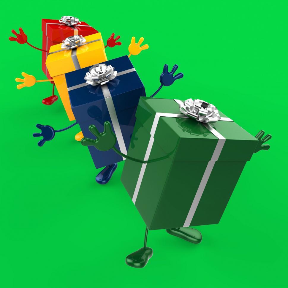 Free Image of Celebration Giftboxes Shows Celebrations Wrapped And Gift-Box 
