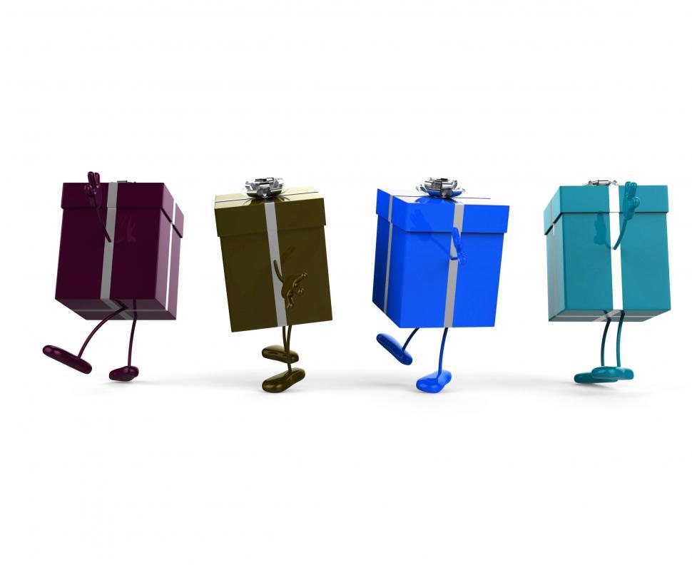 Free Image of Giftboxes Celebration Indicates Gifts Surprise And Giving 