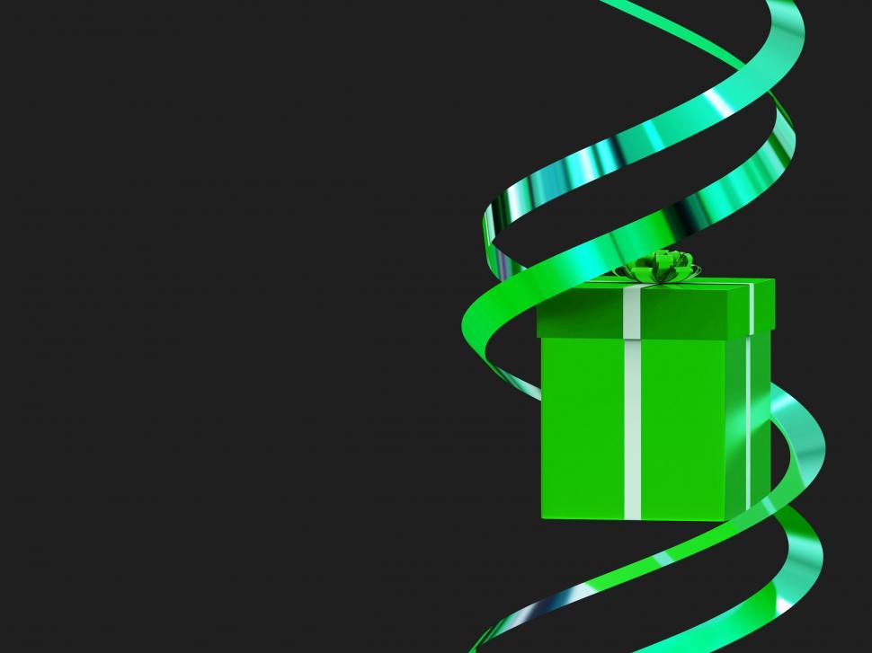 Free Image of Copyspace Giftbox Shows Gifts Blank And Occasion 