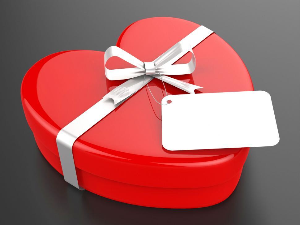 Free Image of Gift Tag Represents Valentine Day And Card 
