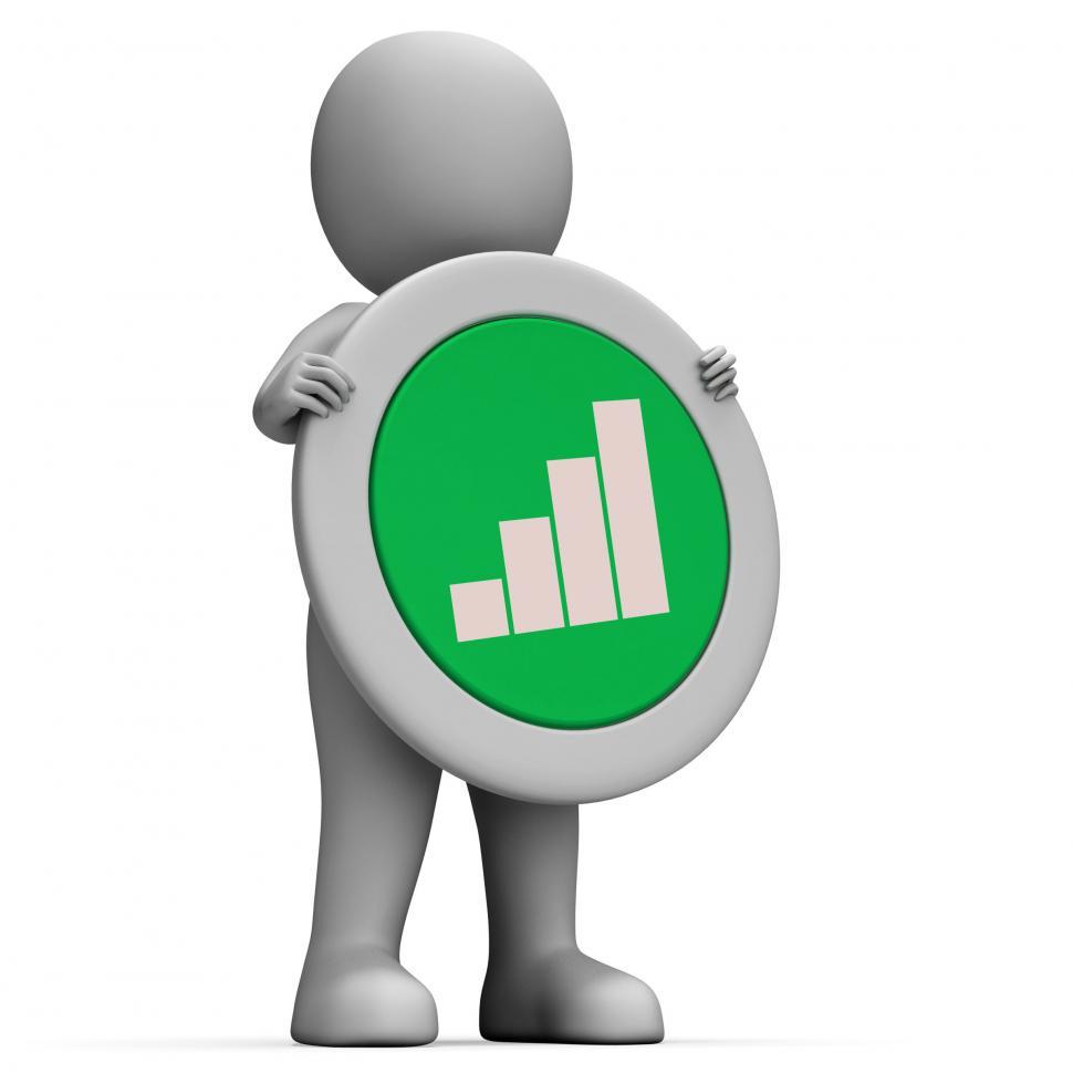 Free Image of Sign Growth Shows Business Graph And Diagram 