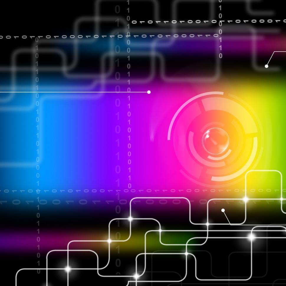 Free Image of Background Colorful Indicates High Tech And Backdrop 