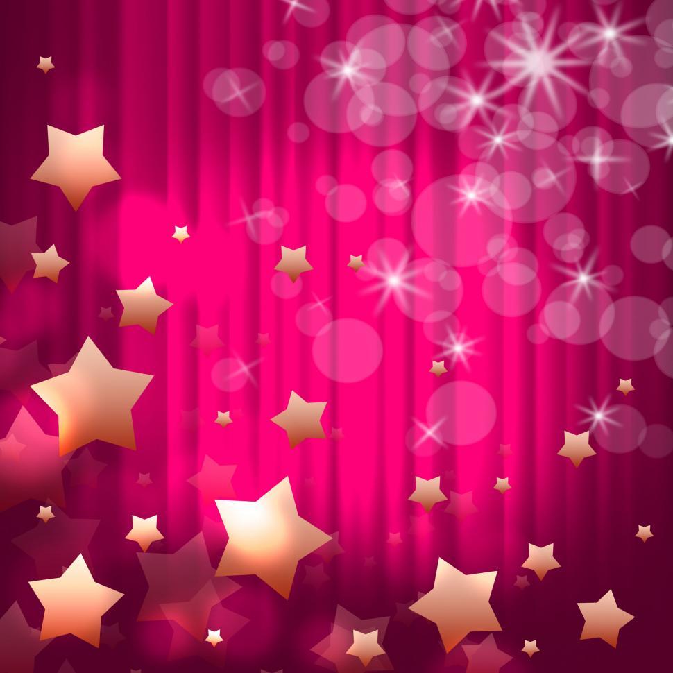 Free Image of Background Stars Indicates Light Burst And Glaring 