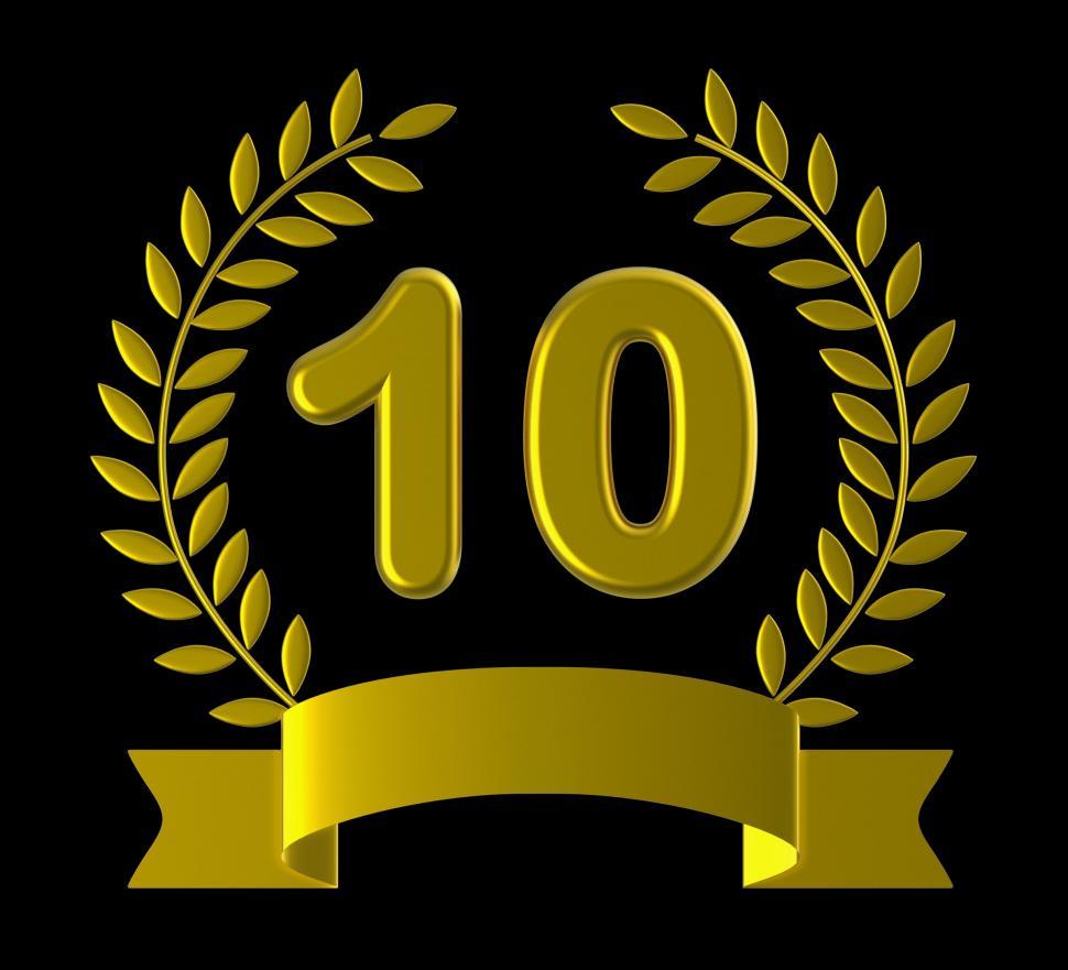 Free Image of Anniversary Ten Indicates Birthday Party And Anniversaries 