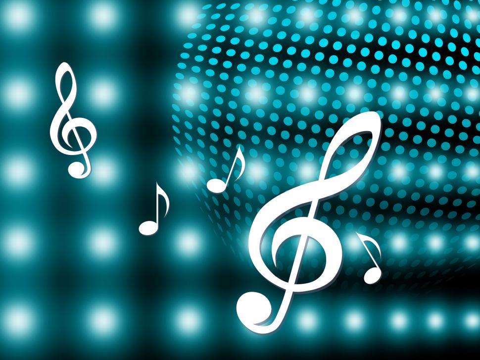 Free Image of Background Notes Means Treble Clef And Backdrop 