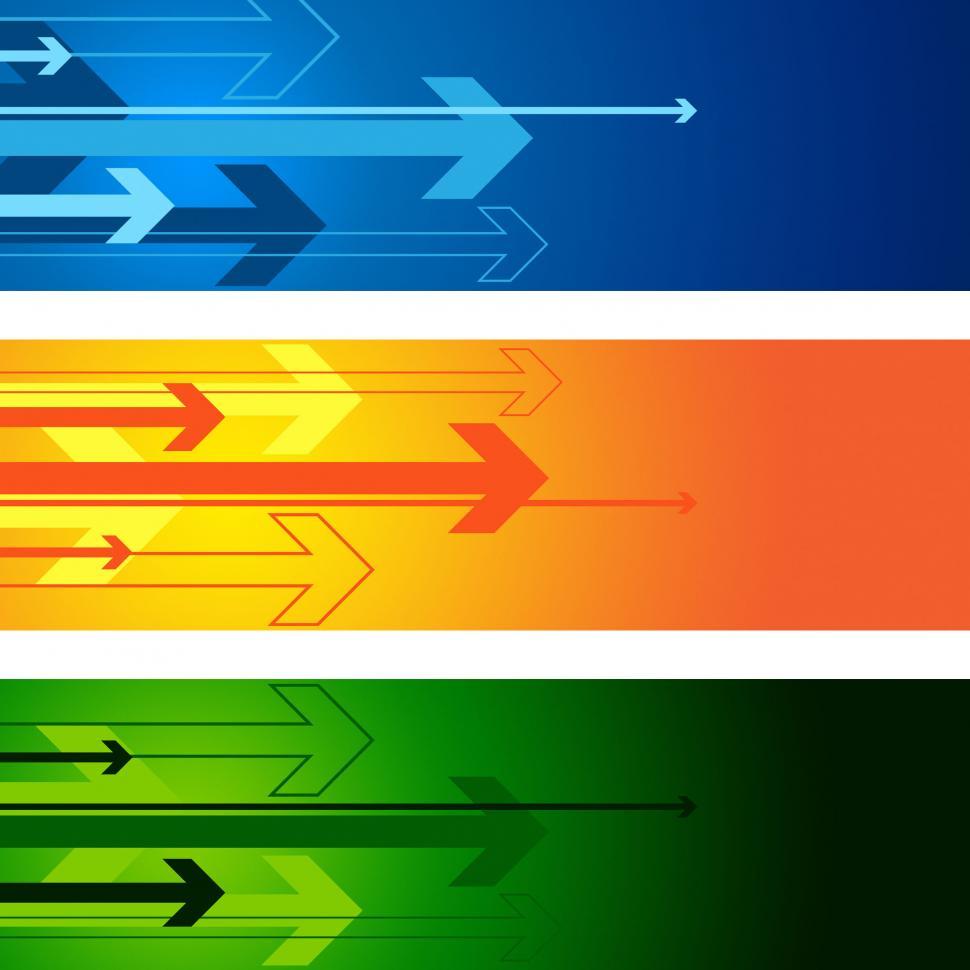 Free Image of Arrows Background Indicates Blank Space And Abstract 
