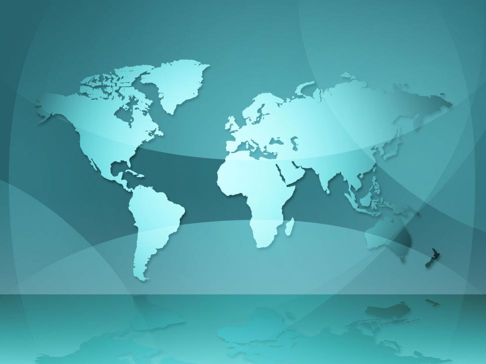 Free Image of World Map Indicates Worldwide Geography And Continents 