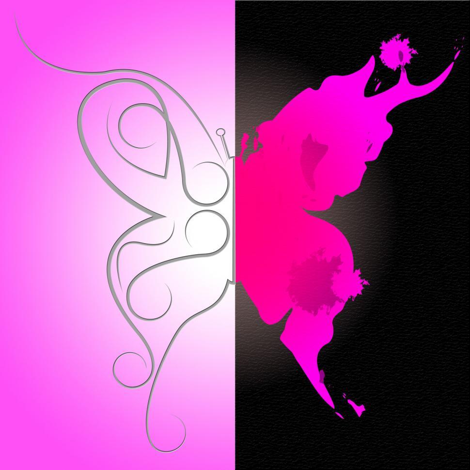 Free Image of Pattern Background Represents Patterned Abstract And Butterfly 