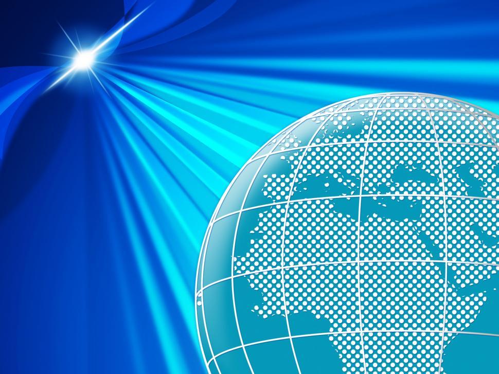 Free Image of World Background Means Globalise Globally And Globalization 